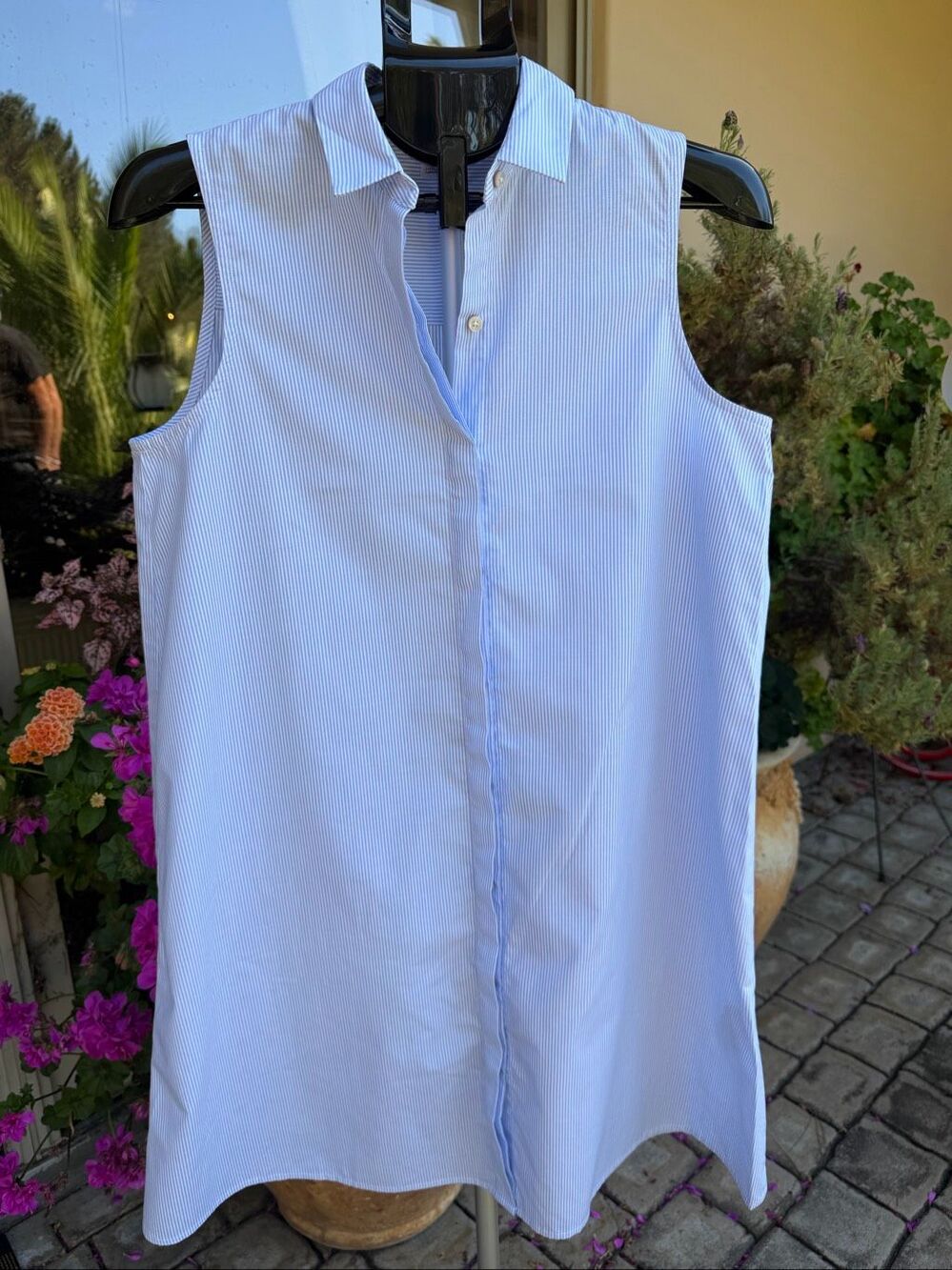 Club Monaco sleeveless shirt dress